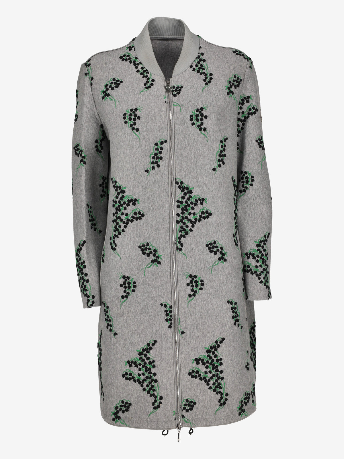 Moncler Floral Cotton Long Coat CVM26.22.24  Moncler 