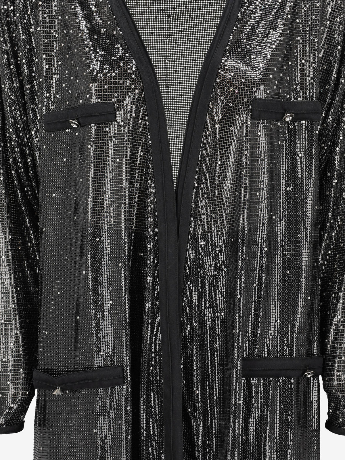 Gianni Versace Couture - Black Metallic Mesh Tunic Dress AR113  Gianni Versace 