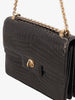 Borsa Gucci con catena in cocco nero