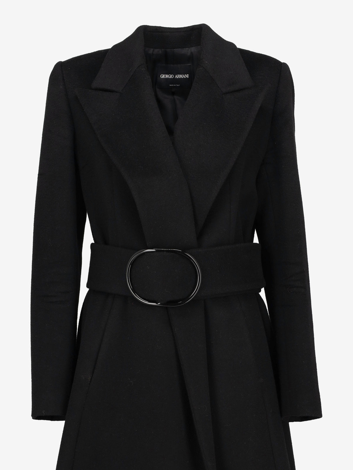 Giorgio Armani Belted Long Wool Coat W27526.168  Giorgio Armani 