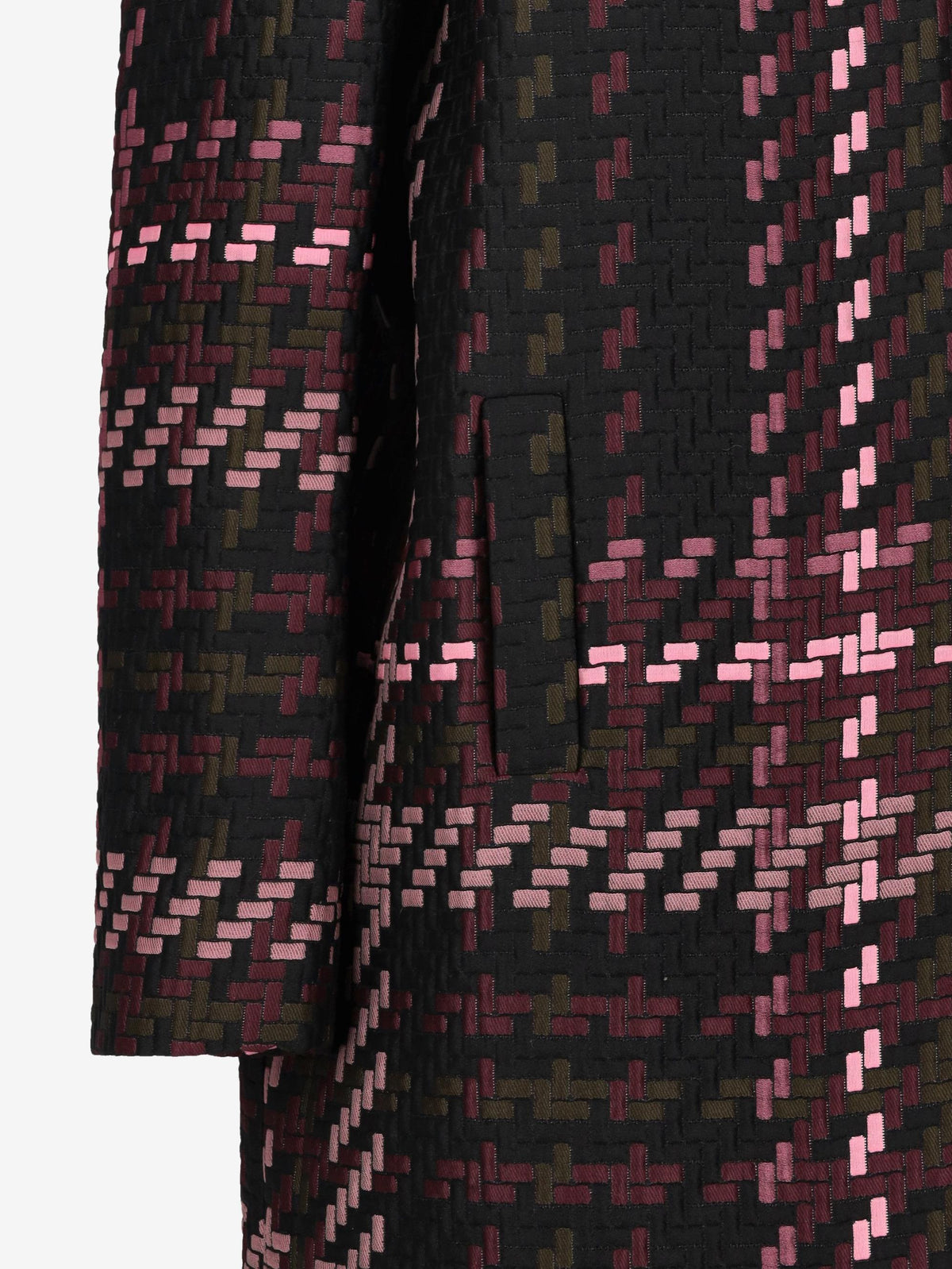 P.A.R.O.S.H. Geometric Multicolor Coat CVM26.22.26  Parosh 