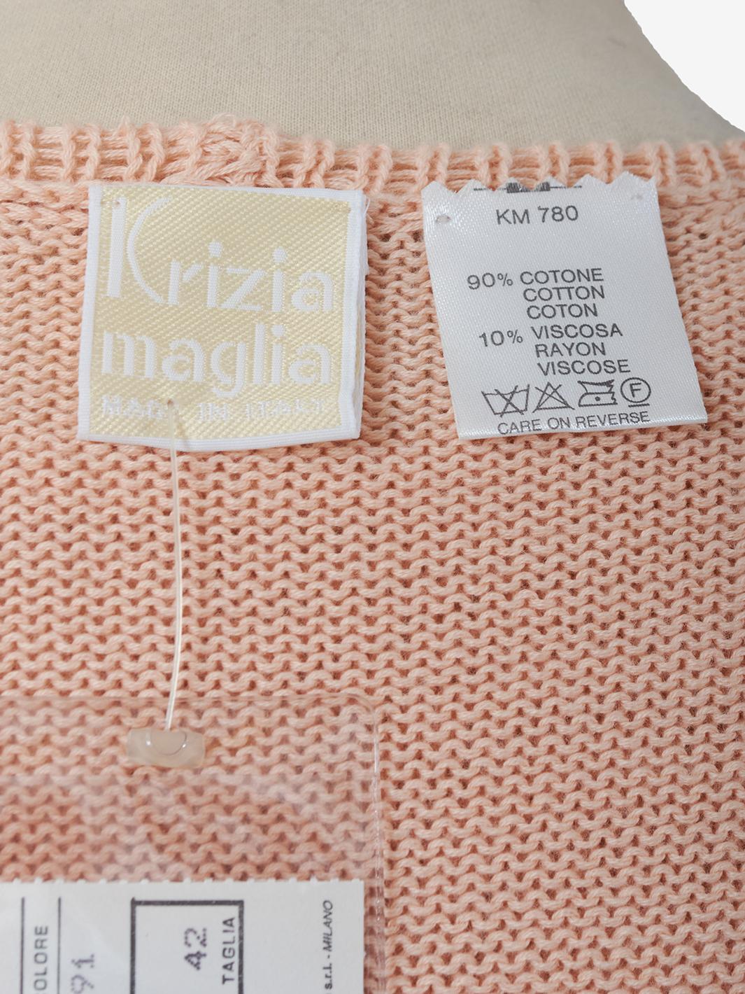 Krizia Sweater with Abstract Embroidery