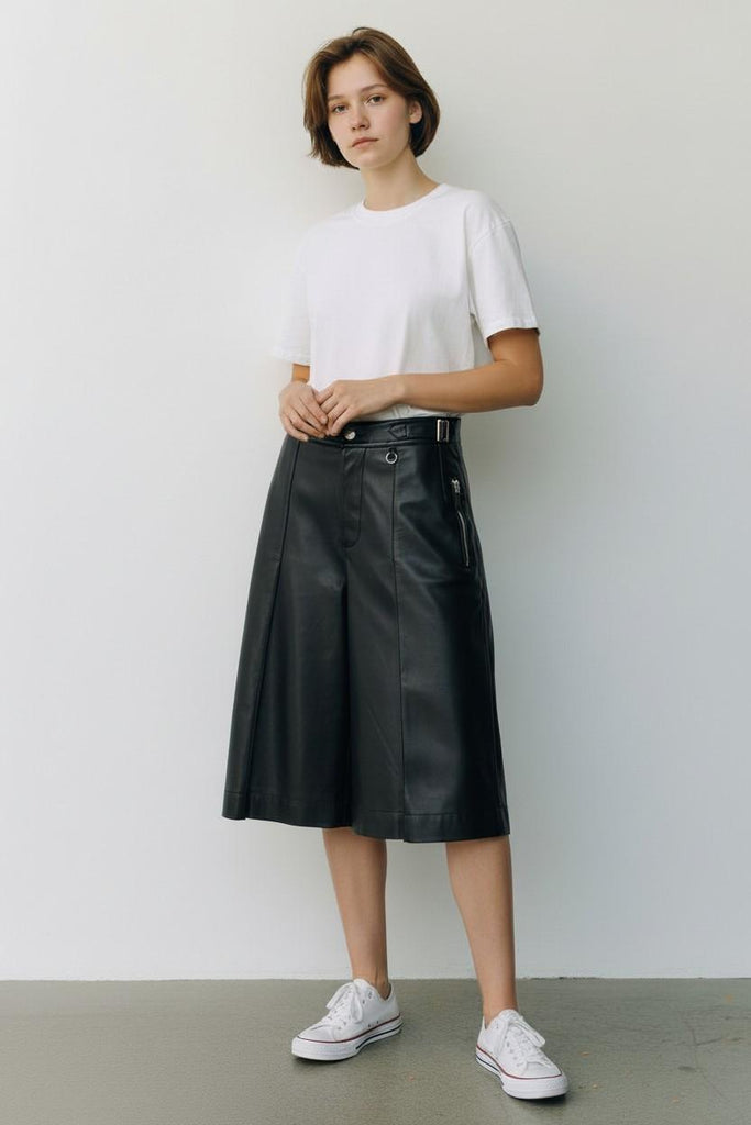 Ermanno Scervino Faux Leather Bermudas WCV30052025.32  Ermanno Scervino 