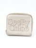 Y2K See by Chloé silver leather wallet W22052606  See By Chloé 