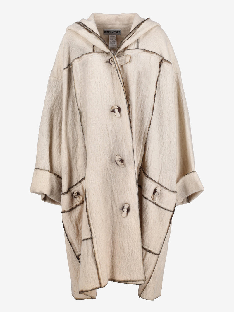 Issey Miyake Wool Overcoat DM10043128 . Miyake 