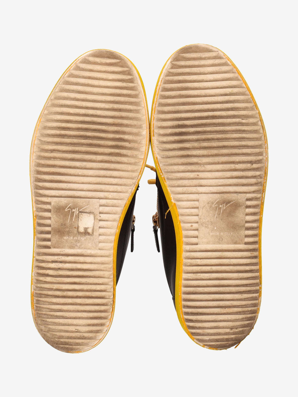 Giuseppe Zanotti Men's Blue and Yellow Shoes WCV250877.13 . Giuseppe Zanotti 