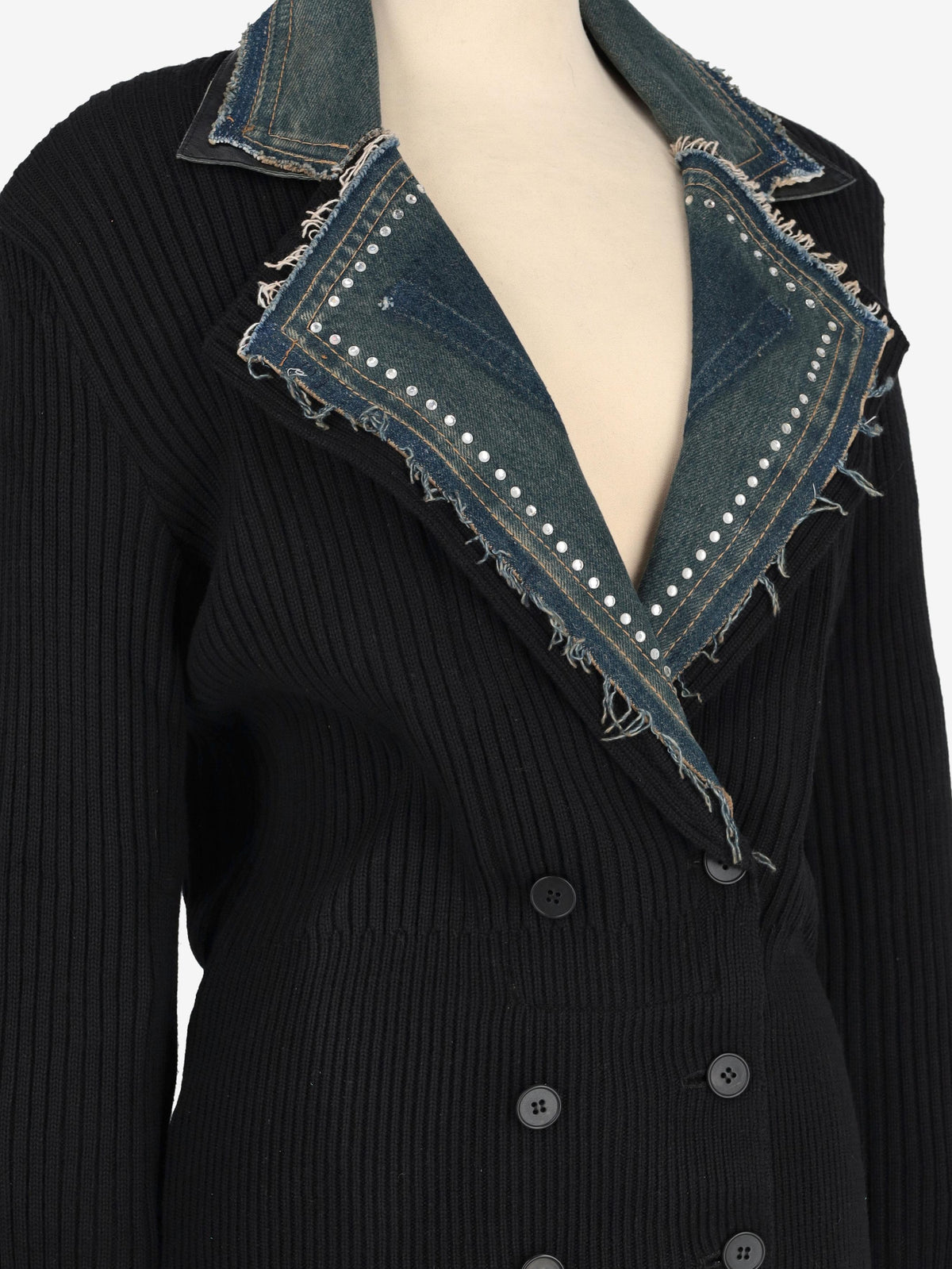 Mondrian Wool Jacket With Jeans Details W2511.118.03  Mondrian 