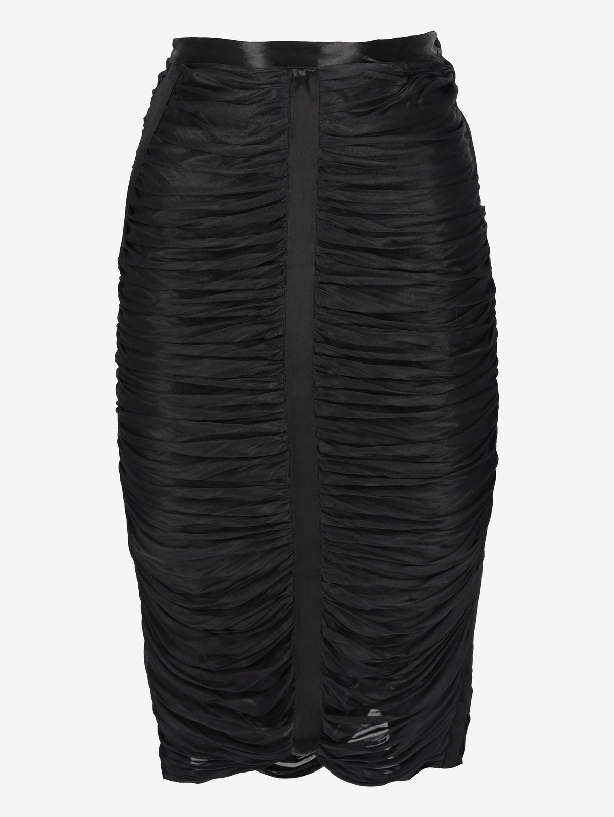 Yves Saint Laurent Draped Midi Skirt W7426.49  Yves Saint Laurent 