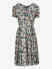 Vintage 50s Patterned Dress W2111037  Vintage 