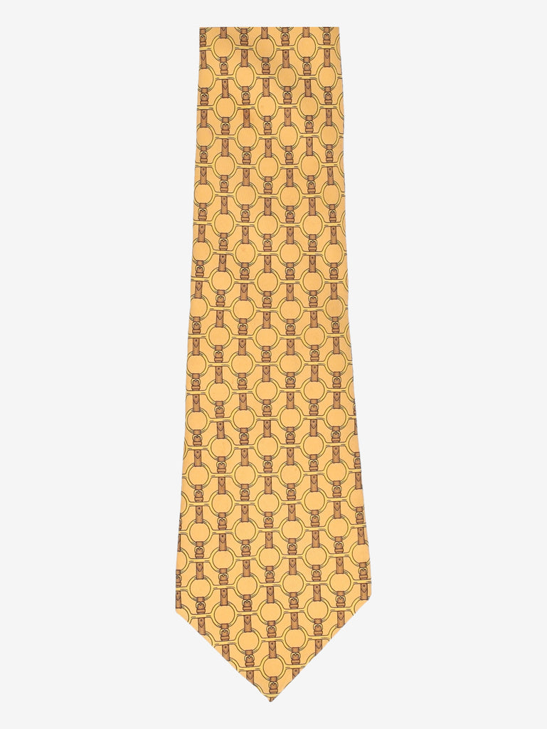 Hermès Horsebit Motif Silk Tie W24626.5  Hermès 