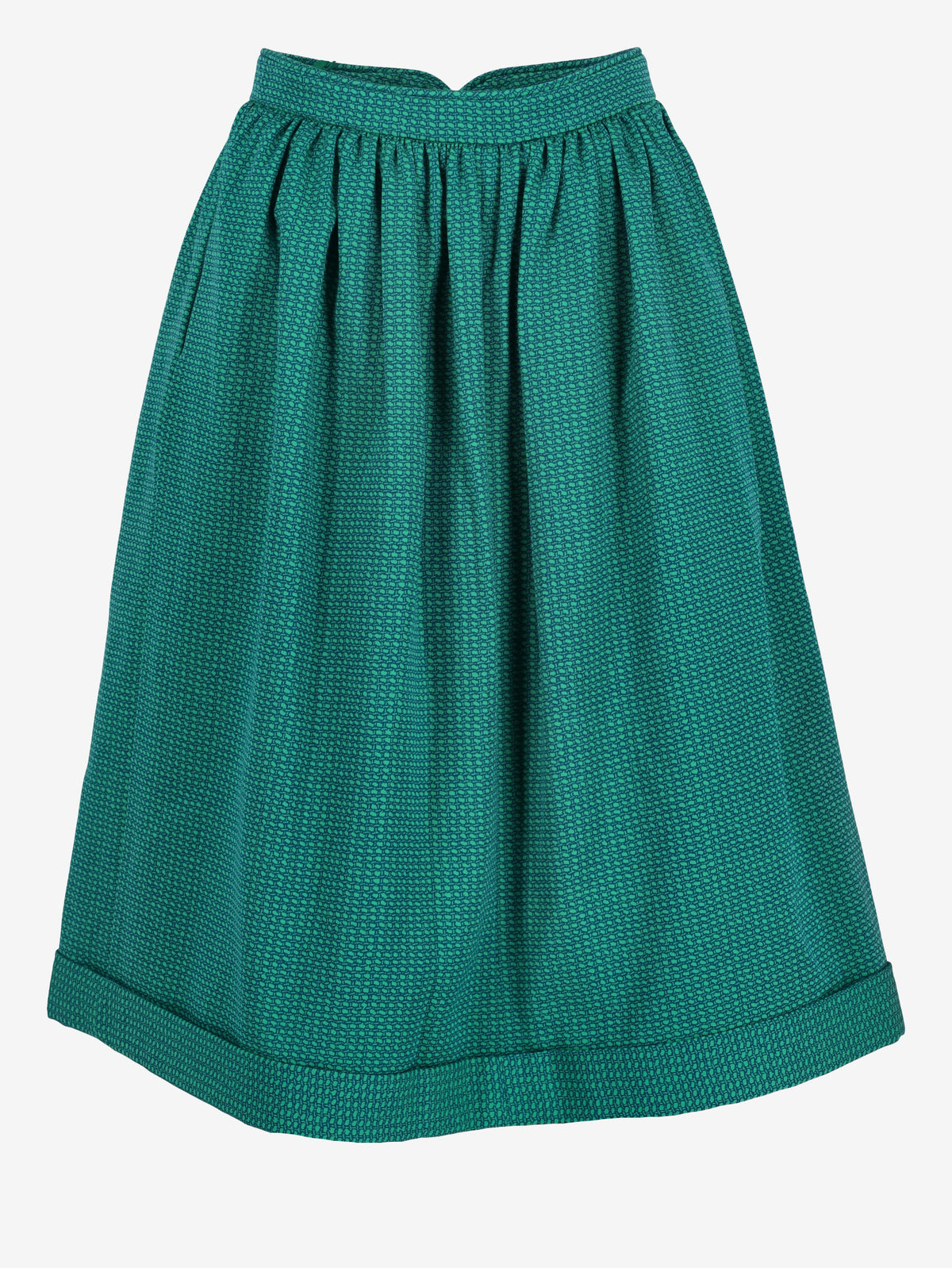 Giorgio Armani Green Wool Midi Skirt MR61125.41  Giorgio Armani 
