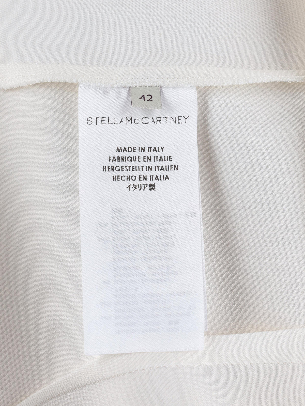 Stella McCartney Shirt with Embellished Collar and Zip Details W7426.11  Stella McCartney 