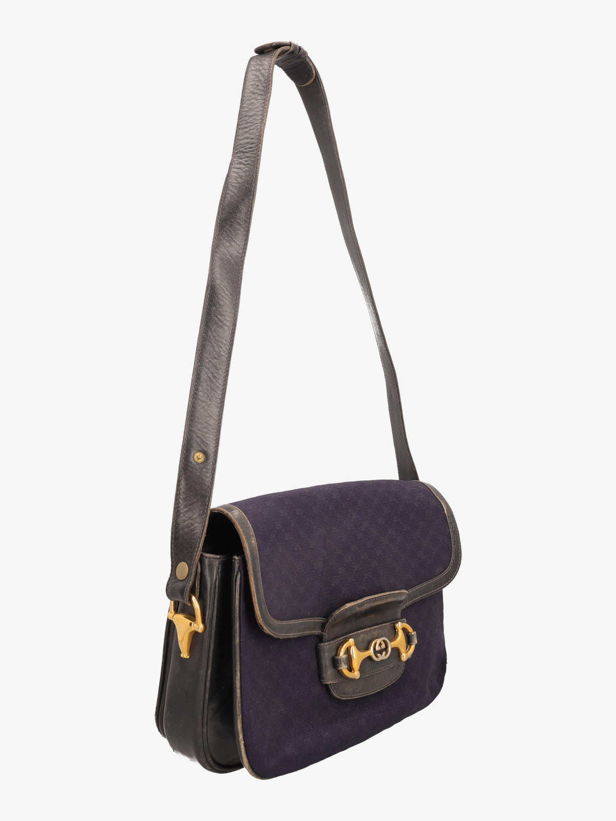 Gucci Vintage Horsebit Shoulder Bag