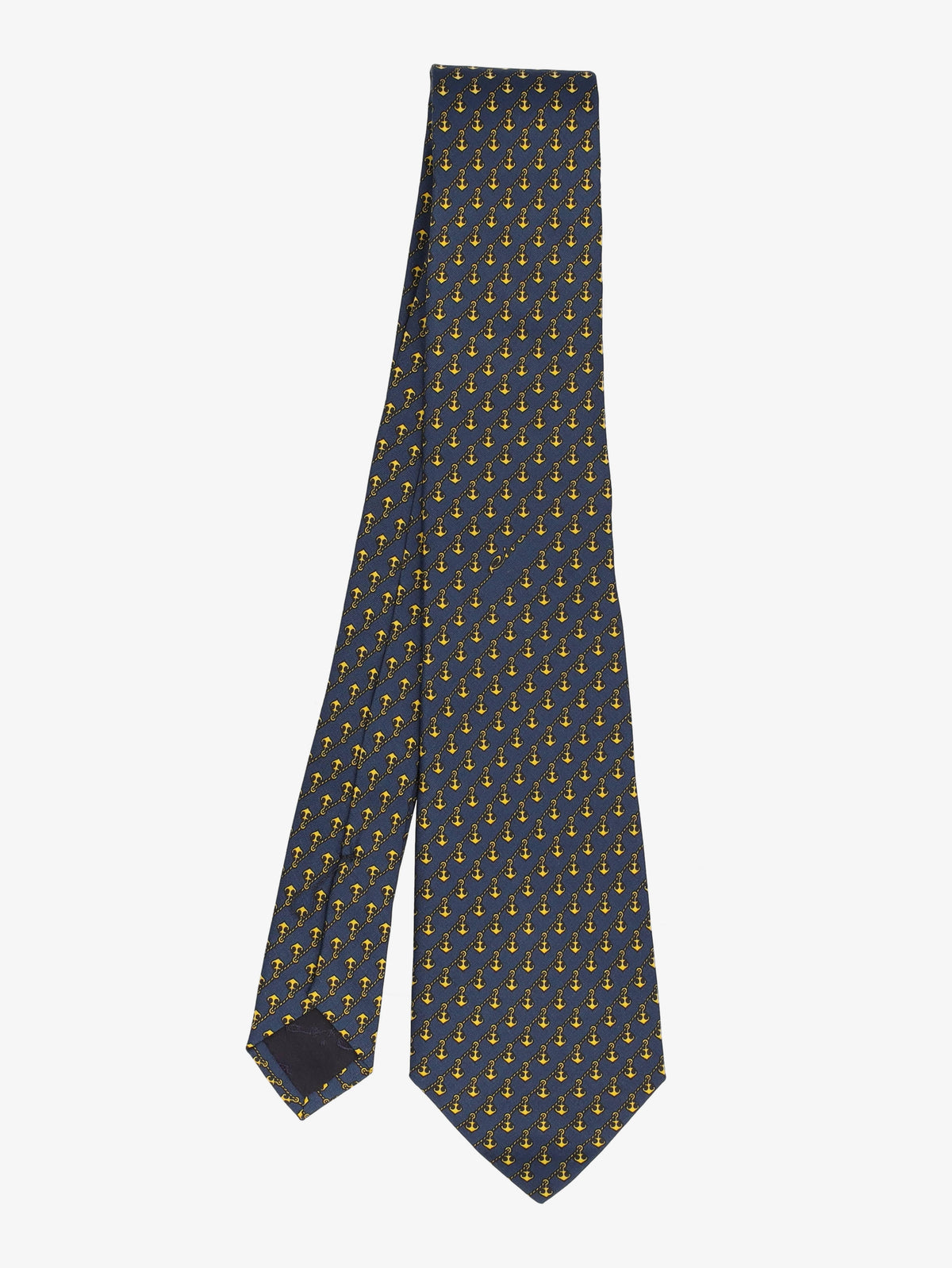 Vintage Anchor Pattern Tie