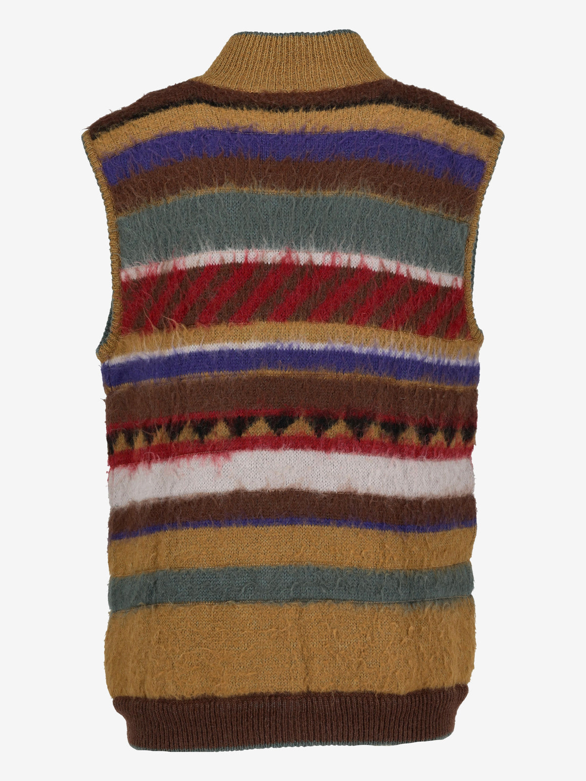 Enrico Coveri Multicolored Striped Sweater Vest MR241025.10  Enrico Coveri 