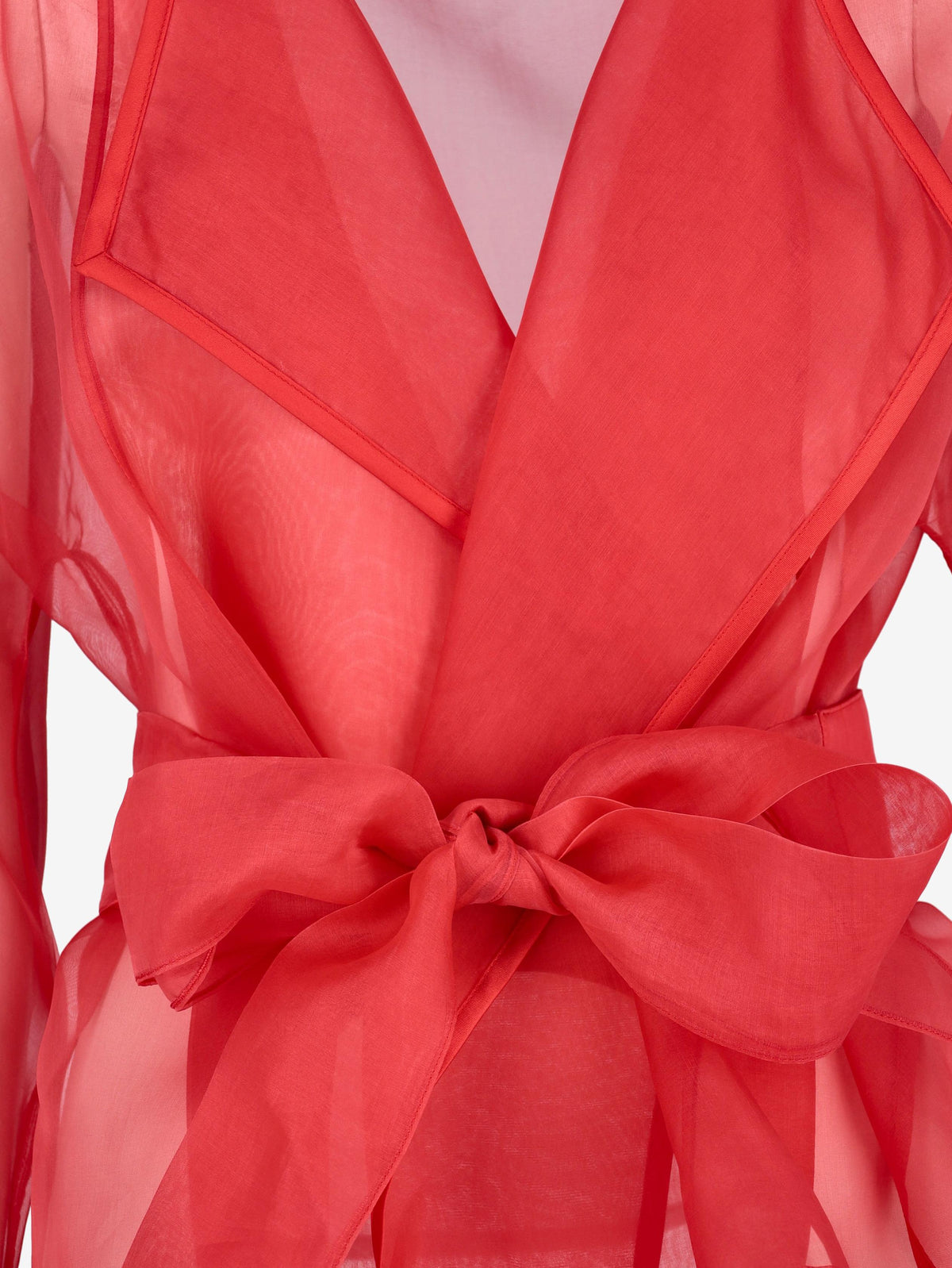 Armani Collezioni Sheer Belted Blouse W27526.43  Armani 