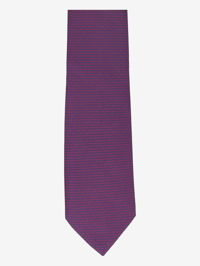 Hermès Optical H Pattern Silk Tie W24626.4  Hermès 