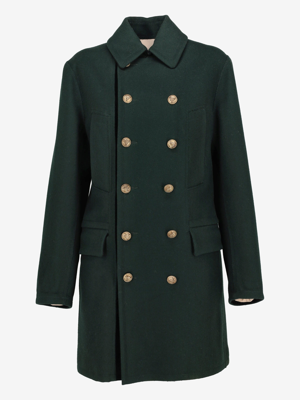 Jean Paul Gaultier Thick Wool Coat B121125.2  Jean Paul Gaultier 
