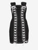 Dsquared2 Stretch Denim Bondage Mini Dress CVM26.23.40  Dsquared² 
