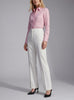 Emporio Armani White Straight-Leg Trousers W27526.37  Emporio Armani 