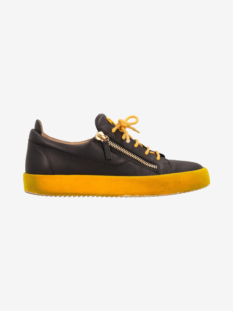 Giuseppe Zanotti Men's Blue and Yellow Shoes WCV250877.13 . Giuseppe Zanotti 