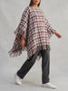 Ermanno Scervino Poncho Dress with Tartan Pattern CVM26.6.34  Ermanno Scervino 