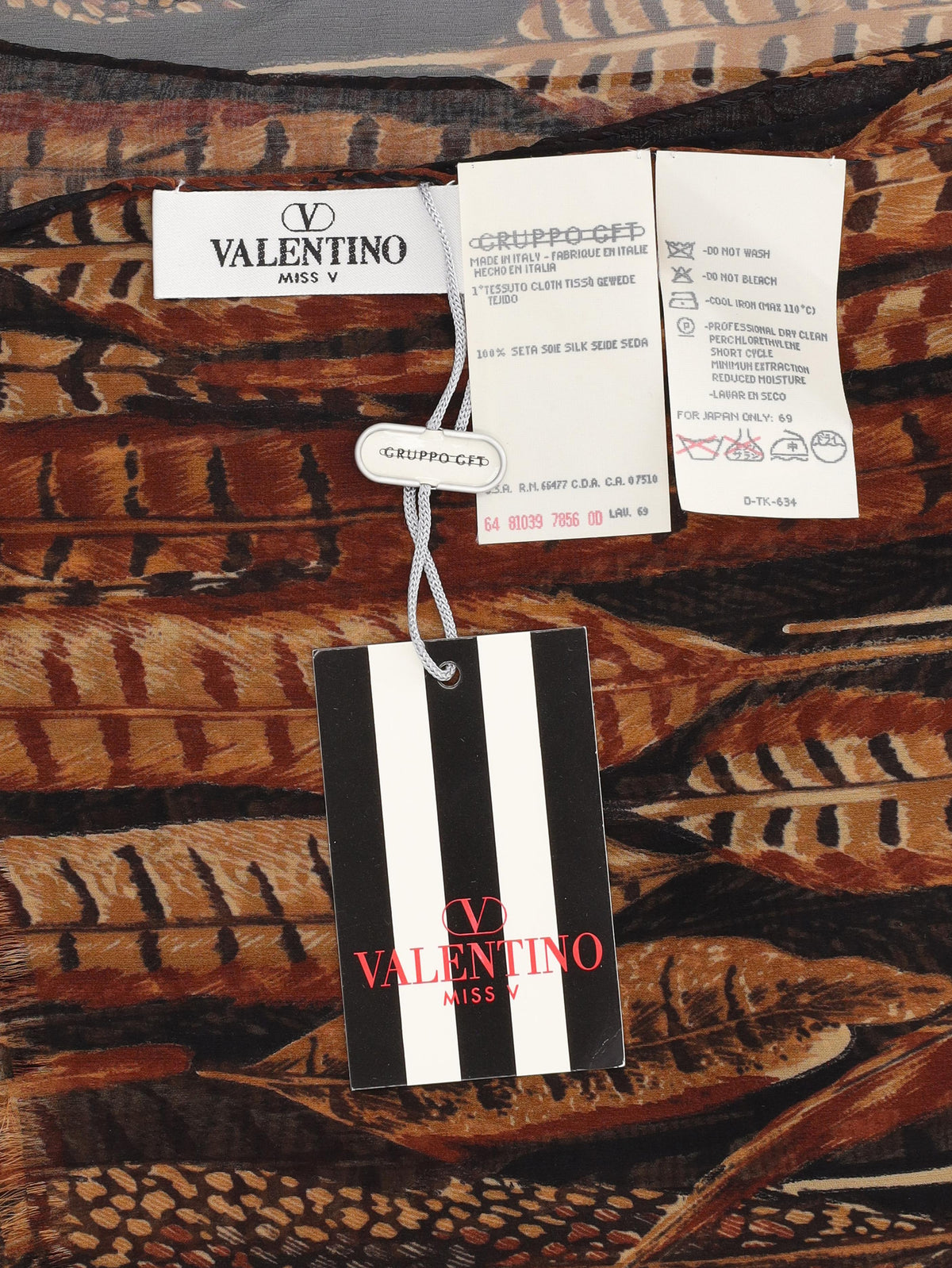 Valentino Feather Foulard WCV241065  Valentino 