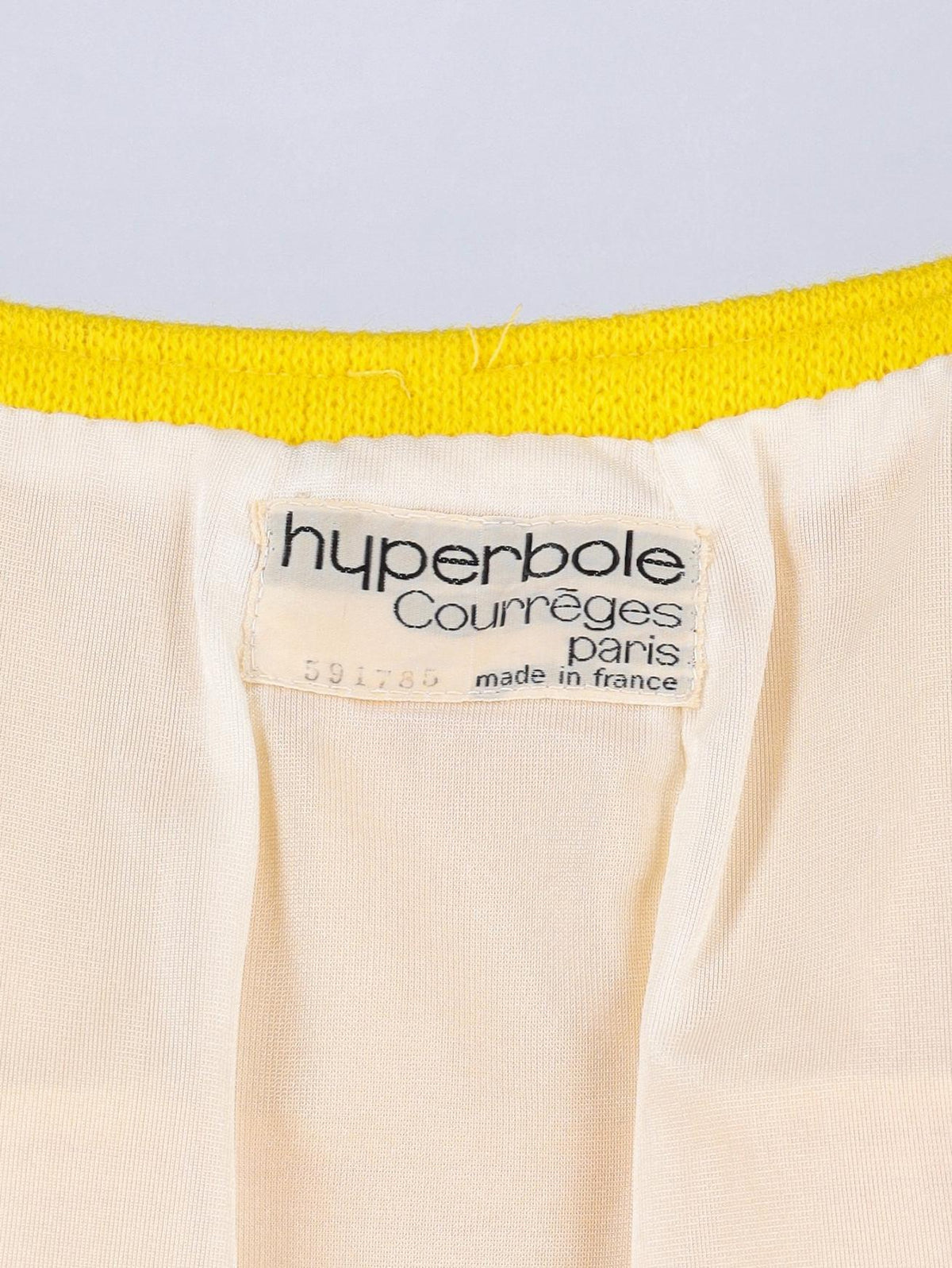 Courrèges Yellow Wool Dress MR260725.15  Courrèges 
