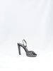 2010 Miu Miu grey sandals with jewelled heel W22052151  Miu Miu 