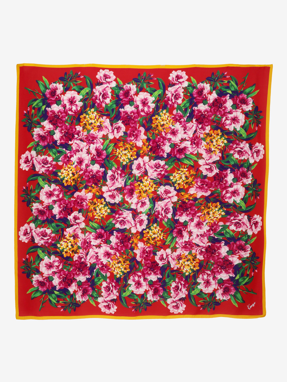Kenzo Floral Silk Scarf W27526.69  Kenzo 