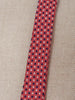 Check print silk bow tie, 1980 W22061007  Vintage 