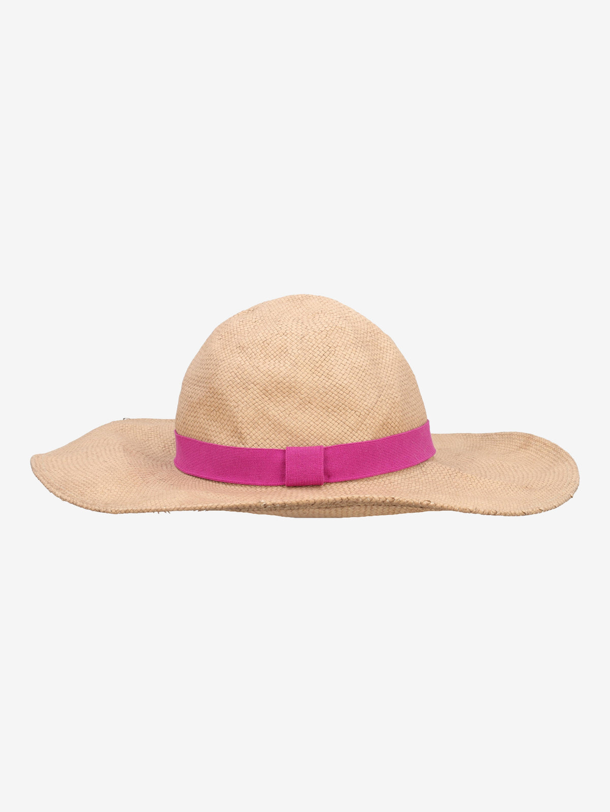 Malo "Riviera" Woven Straw Hat with Grosgrain Band WCV24101066  Vintage 