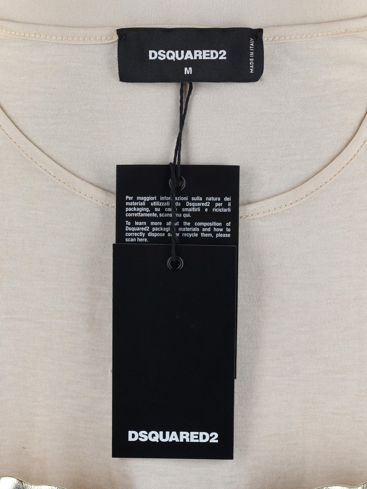 Dsquared2 Shell-Embellished Jersey Top CVM26.23.62  Dsquared² 