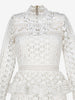Self-Portrait Long Sleeve Stars Lace Dress WCV26.1.3  Self portrait 