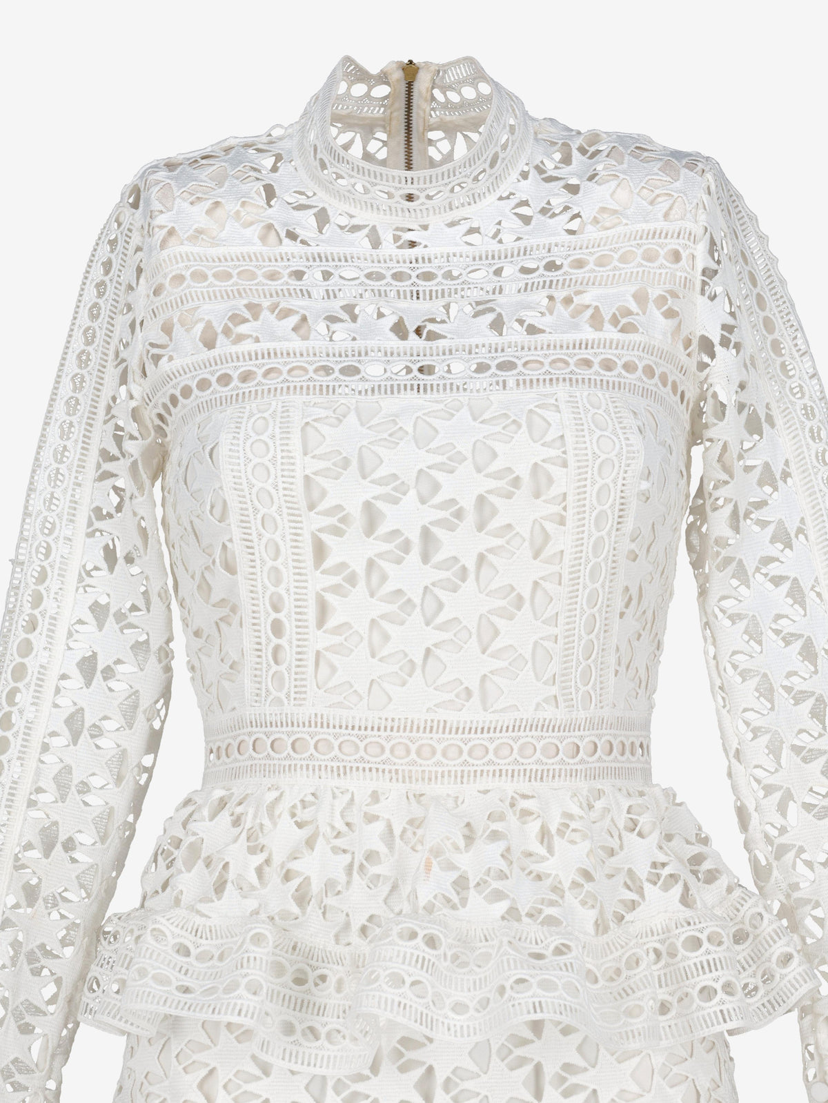 Self-Portrait Long Sleeve Stars Lace Dress WCV26.1.3  Self portrait 