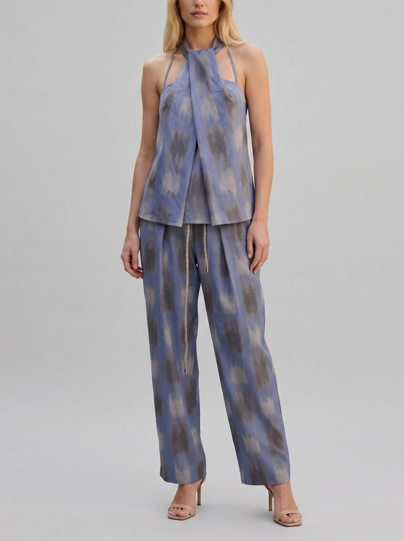 Giorgio Armani Halter Top and Wide-Leg Trouser Set W27526.8  Giorgio Armani 