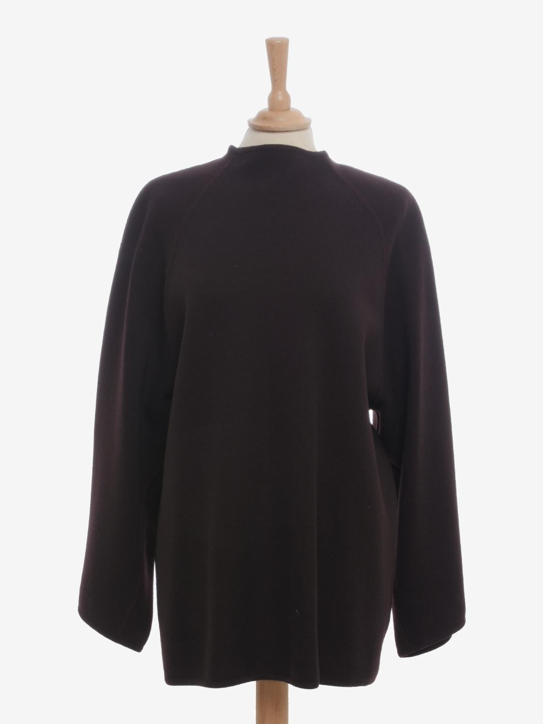 Alaïa 蝙蝠袖羊毛毛衣 - 80 年代风格<br>
