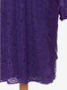 André Laug Midi dress with lace ruffles