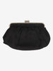 Pirovano Black Cotton Evening Clutch W150626.37  Vintage 