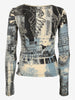 Just Cavalli Map Print Shirt W24121253.12  Just Cavalli 