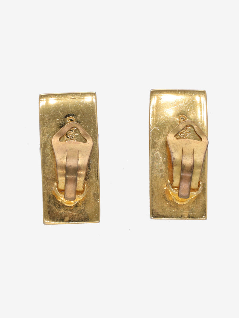 Coppola and Toppo Rectangular Earrings W22051614  Coppola e Toppo 