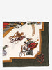 Vintage Equestrian Print Silk Scarf W27526.91  Vintage 