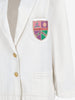 Vintage Lightweight Cotton Blazer with Crest Detail W150626.21  Vintage 