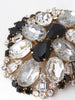 Gianfranco Ferrè brooch with black stones, 1980 W22062801  Gianfranco Ferré 
