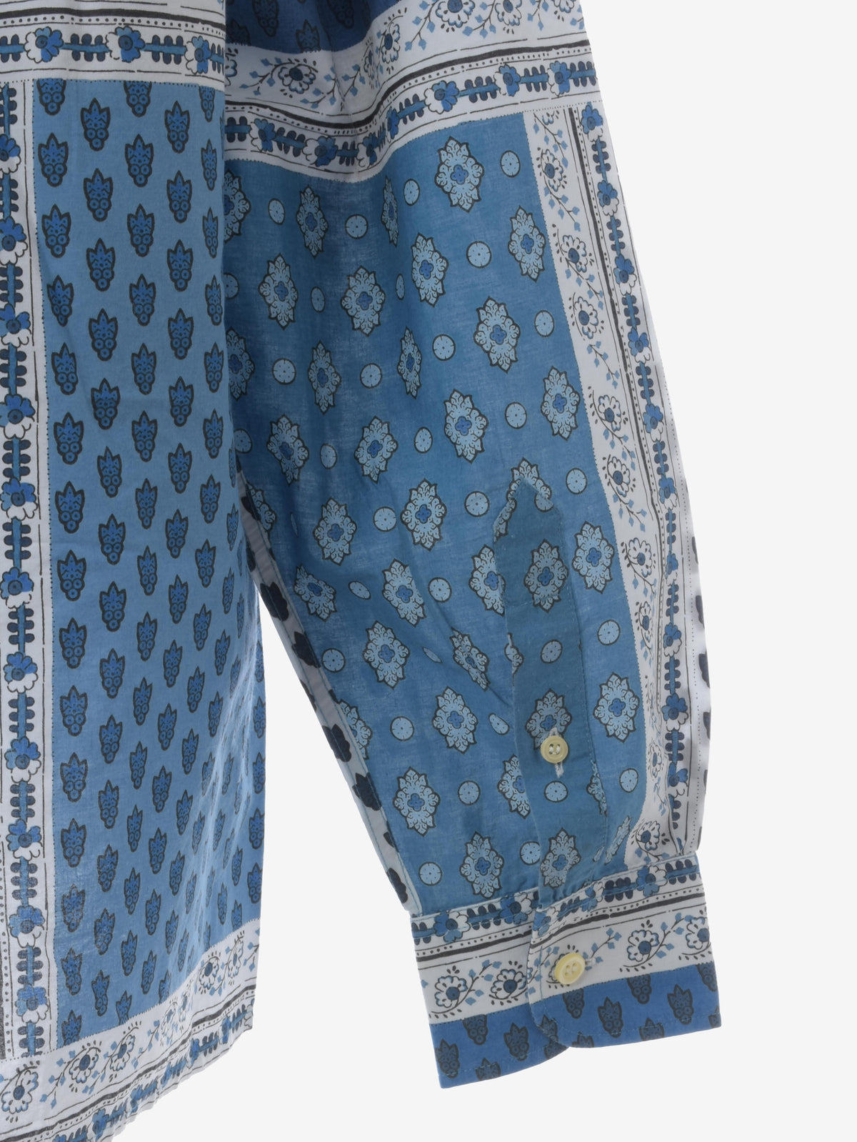 Souleiado Vintage Blue Patterned Shirt WCV241010285  Soleiado 
