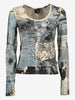 Just Cavalli Map Print Shirt W24121253.12  Just Cavalli 