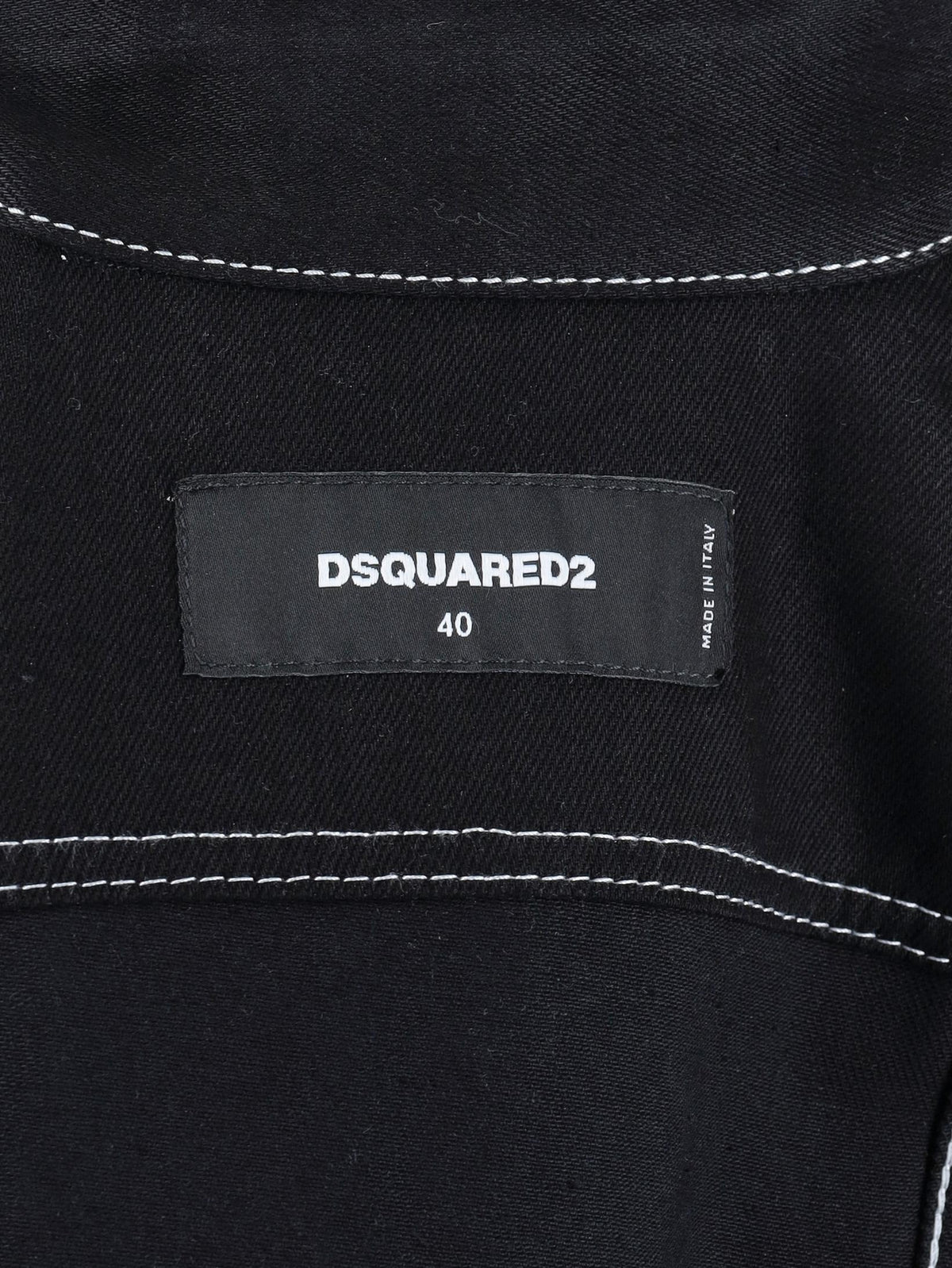 Dsquared2 Denim Bondage Baby Jacket with Lace Detail CVM26.23.39  Dsquared² 