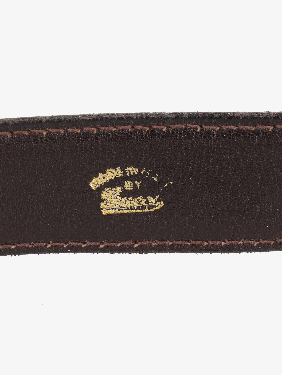 Gucci Chocolate Suede Thin Belt