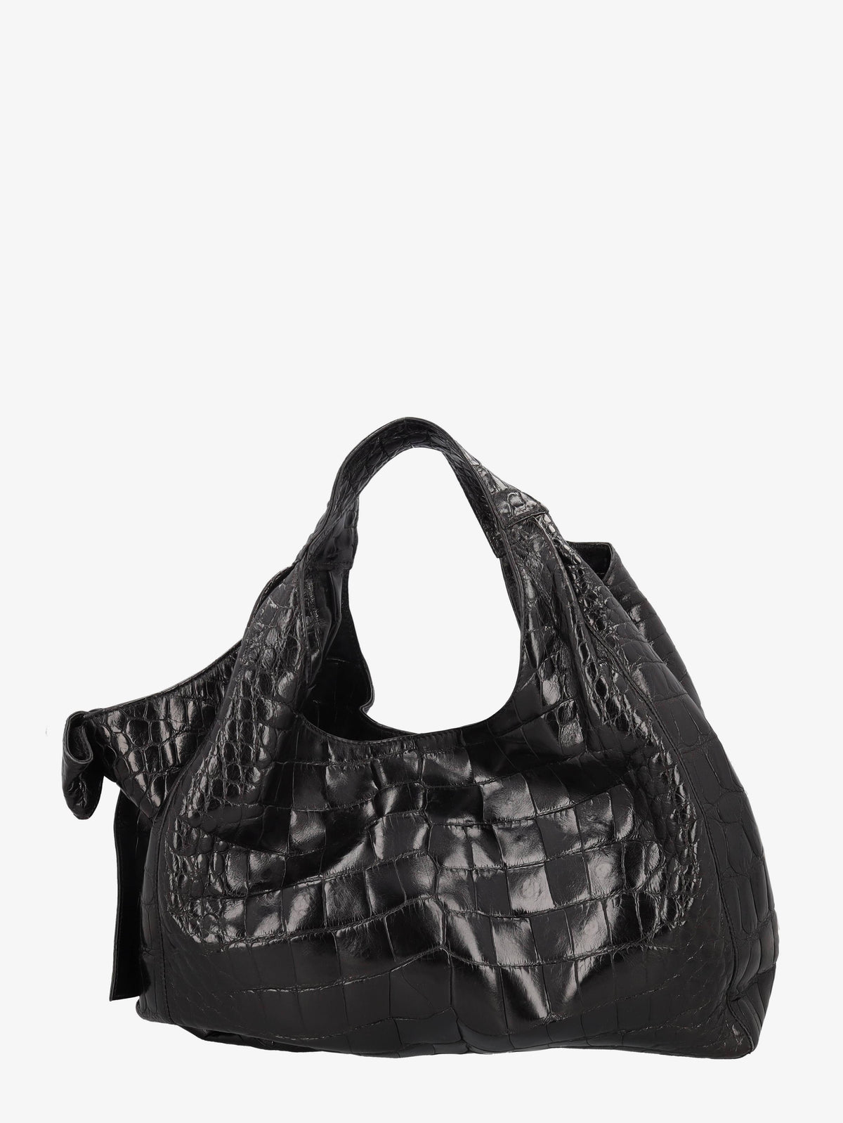 Valentino Garavani Maxi Bag In Black Cocco
