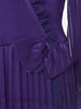 André Laug Midi dress with lace ruffles
